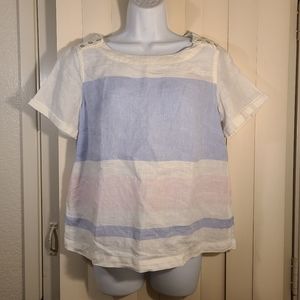 C&C California Linen Top, Women's Size S